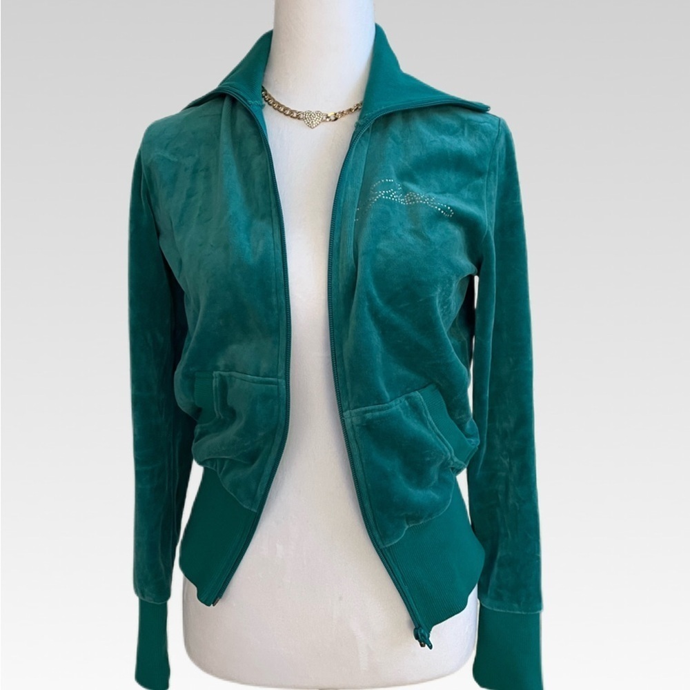 Guess Teal Bomber Jacket for Women size M